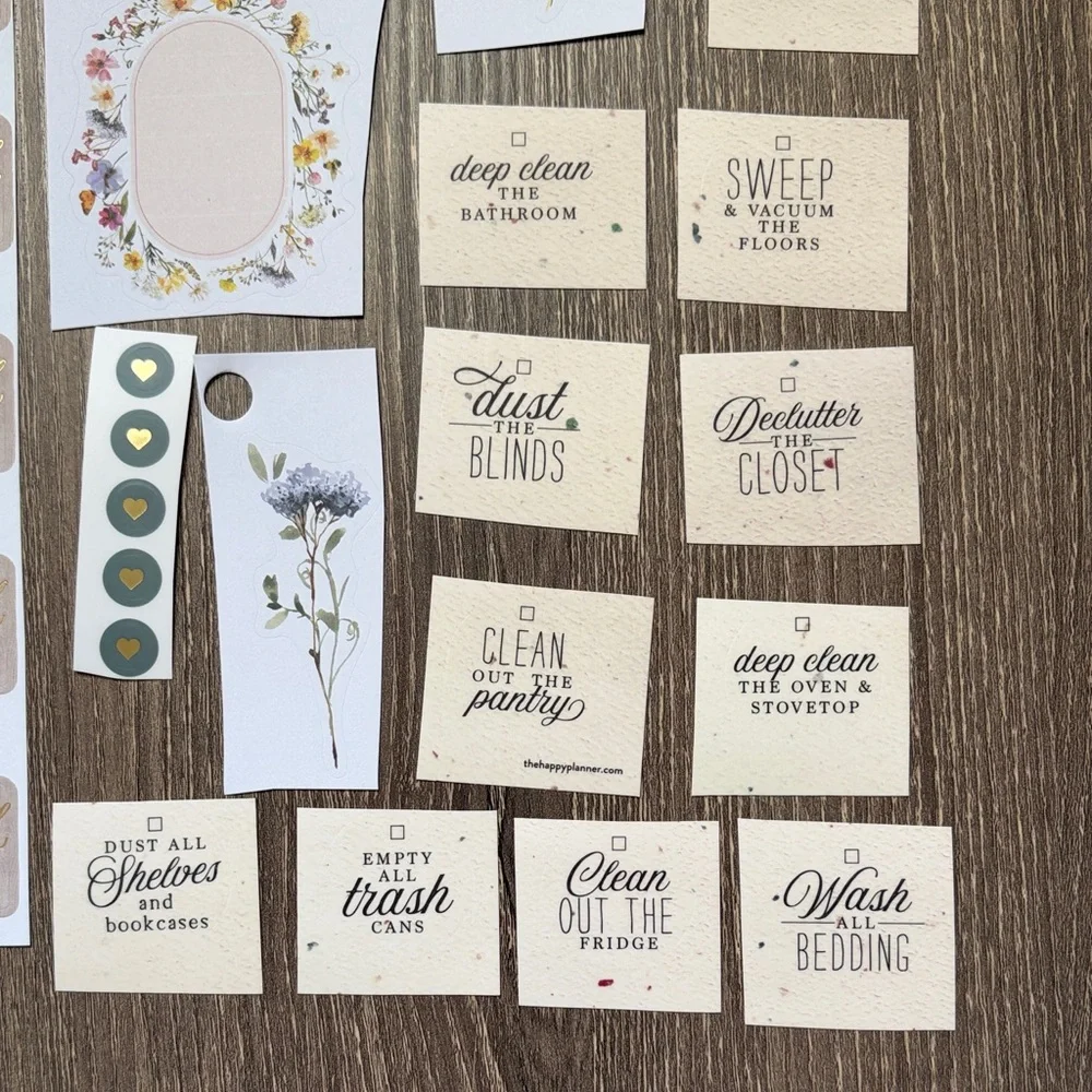 ❤️$4 Home Not So Mystery Happy Planner Sticker Set